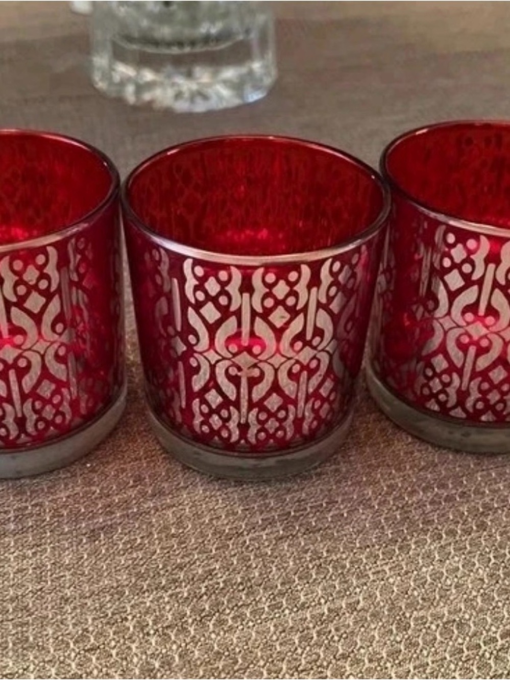 NWT Pottery Barn Glass Votive Candle Holders